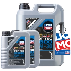 LIQUI MOLY TOP TEC 4600 5W-30 7L 2316 + 2315 5+1+1