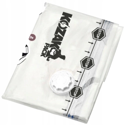 WOREK PRÓŻNIOWY 100x130 CM NA UBRANIA POŚCIEL ODZIEŻ KOZAK DUŻY - 1 SZTUKA