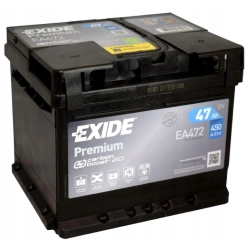 AKUMULATOR EXIDE PREMIUM 47AH 450A EA472