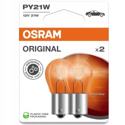 ŻARÓWKI OSRAM 7507-2BL PY21W 12V 2 SZTUKI