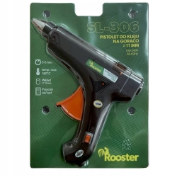 PISTOLET DO KLEJU NA GORĄCO 100W (METALOWA DYSZA) +5 WKŁADÓW KLEJU 11x200mm