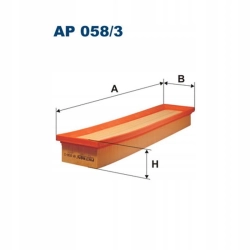 FILTR POWIETRZA FILTRON AP058/3 PEUGEOT AP 058/3