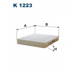 FILTR KABINOWY FILTRON K 1223 OPEL SAAB K 1223