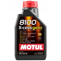 MOTUL 8100 X-CESS GEN2 5W40 1L