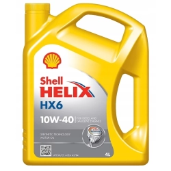 SHELL HELIX HX6 10W40 4L SN/CF A3/B4