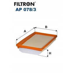 FILTR POWIETRZA FILTRON AP 078/3