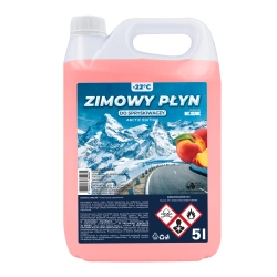 PŁYN DO SPRYSKIWACZY ZIMOWY -22°C ZAPACHOWY BARDZO SKUTECZNY (5x5L)  25L