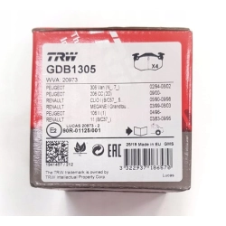 KLOCKI HAMULCOWE TRW GDB 1305 DO PEUGEOT 206