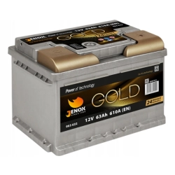 AKUMULATOR SAMOCHODOWY JENOX GOLD 12V 63Ah 063622