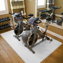 OCHRONNA MATA PODŁOGA GUMOWA PUZZLE NA SIŁOWNIĘ POD SPRZĘT 4 SZT 60x60