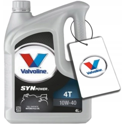 VALVOLINE SYNPOWER 4T 10W40 4L 10W-40 + GRATIS