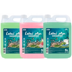 LETNI PŁYN DO SPRYSKIWACZY ZAPACHOWY 5L USUWA OWADY SKUTECZNY OCEAN BREEZE