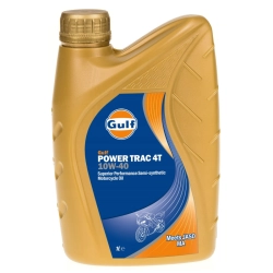 GULF POWER TRAC 4T 10W40 1L API SL JASO MA 2