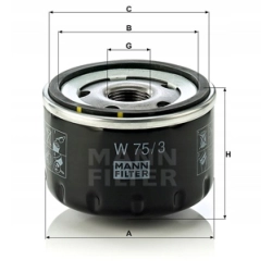 FILTR OLEJU MANN W75/3 RENAULT OPEL NISSAN W 75/3