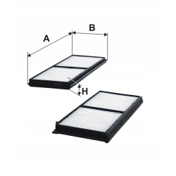 FILTR KABINOWY FILTRON K 1262-2X