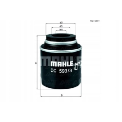 FILTR OLEJU KNECHT OC 593/3