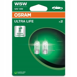 ŻARÓWKI OSRAM 2825ULT-2BL ULTRA LIFE W5W 5W 2 SZT
