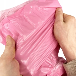 RÓŻOWE MOCNE FOLIOPAKI KURIERSKIE FOLIOPAK KURIERSKI 450x550 50 SZTUK