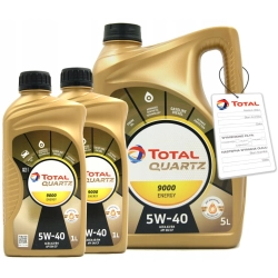 TOTAL QUARTZ ENERGY 9000 5W40 7L A3/B4 SN/CF