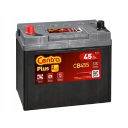 AKUMULATOR CENTRA PLUS 45AH 330A CB455 LEWY+