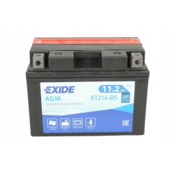 AKUMULATOR MOTOCYKLOWY EXIDE BIKE 12V 112AH YTZ14-BS ETZ14-BS - NOWY MODEL