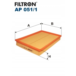 FILTR POWIETRZA FILTRON AP051/1 DO OPEL AP 051/1