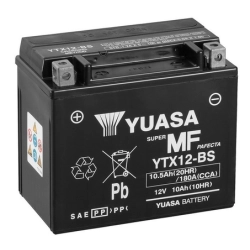 AKUMULATOR MOTOCYKLOWY YUASA MOTO YTX12-BS-CP 10AH 180A