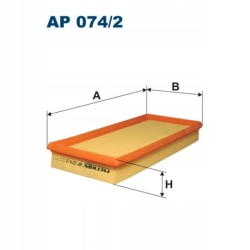 FILTR POWIETRZA FILTRON AP074/2 DO FORD AP 074/2