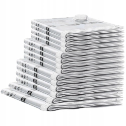 WORKI PRÓŻNIOWE KOZAK ZESTAW 15 ELEMENTÓW NA UBRANIA ODZIEŻ POŚCIEL KURTKI