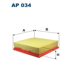 FILTR POWIETRZA FILTRON AP 034