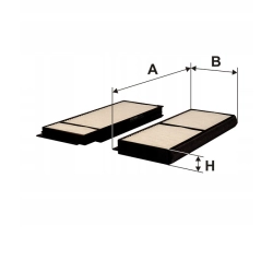 FILTR KABINOWY FILTRON K 1212-2X DO MAZDA 3 5