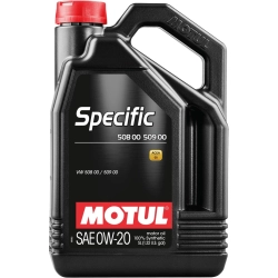 MOTUL SPECIFIC 508.00/509.00 0W20 5L ACEA C5 C20