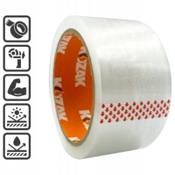 TAŚMA PAKOWA KLEJĄCA BEZBARWNA 48/66Y KOZAK 1 SZT