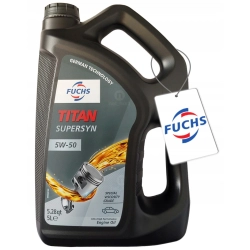 FUCHS TITAN SUPERSYN 5W50 5L ACEA A3/B4