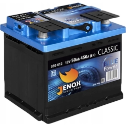 AKUMULATOR SAMOCHODOWY JENOX CLASSIC 12V 50AH 450A P+