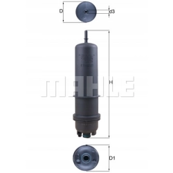 KNECHT FILTR PALIWA KL 872/7