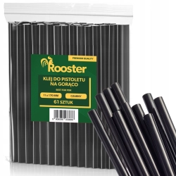 MOCNY KLEJ DO PISTOLETU NA GORĄCO PDR CZARNY WKŁADY 11x170mm ~61SZT 1KG