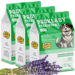 PODKŁADY CHŁONNE PREMIUM HIGIENICZNE MATY ZAPACHOWE DLA PSA L 90x60 60 SZT