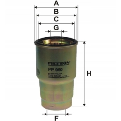 FILTR PALIWA FILTRON PP950 TOYOTA PP 950