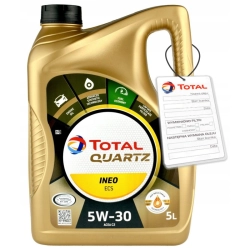 TOTAL QUARTZ INEO ECS 5W30 5L 5W-30 + GRATIS