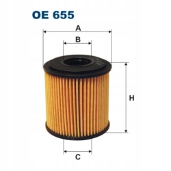 FILTR OLEJU FILTRON OE 655