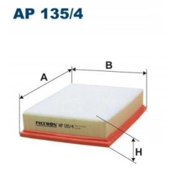 FILTR POWIETRZA FILTRON AP135/4 RENAUL LAGUNA
