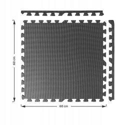 OCHRONNA MATA PODŁOGA GUMOWA PUZZLE NA SIŁOWNIĘ POD SPRZĘT 4 SZT 60x60