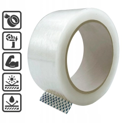 TAŚMA PAKOWA KLEJĄCA BEZBARWNA 48/66Y MOCNA 1SZT