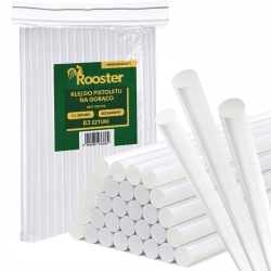 MOCNY KLEJ DO PISTOLETU NA GORĄCO PDR BEZBARWNY WKŁADY 7x300mm ~83SZT 1KG