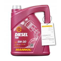 MANNOL DIESEL TDI 5W30 5L 7909 API SN
