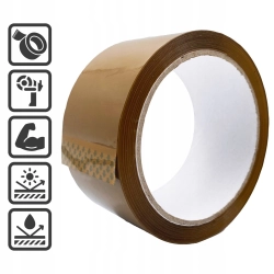 TAŚMA PAKOWA KLEJĄCA BRĄZOWA 48/66Y MOCNA 1SZT