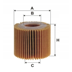FILTR OLEJU FILTRON OE685/3 TOYOTA OE 685/3