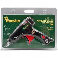 PISTOLET DO KLEJU NA GORĄCO 25W (METALOWA DYSZA) +10 WKŁADÓW KLEJU 7x150mm