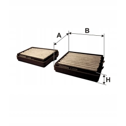 FILTR KABINOWY FILTRON K 1222A-2X
